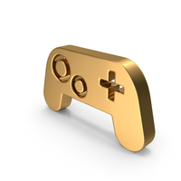 Gold Gamepad Icon PNG & PSD Images
