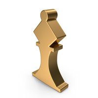 Gold Chess Piece Icon PNG & PSD Images