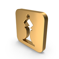 Gold Chess Piece Icon PNG & PSD Images
