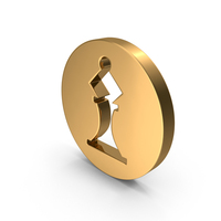 Gold Chess Piece Icon PNG & PSD Images