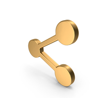 Gold Share Icon PNG & PSD Images