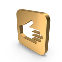 Gold Hand Icon PNG & PSD Images