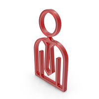 Glass Businessman Icon PNG & PSD Images