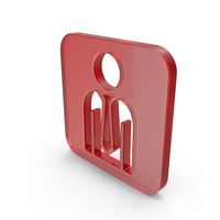 Glass Businessman Icon PNG & PSD Images