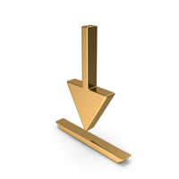 Gold Download Icon PNG & PSD Images