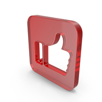 Glass Thumbs Up Icon PNG & PSD Images