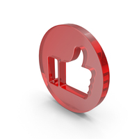 Glass Thumbs Up Icon PNG & PSD Images