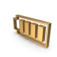 Gold Battery Full Icon PNG & PSD Images