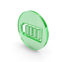 Glass Battery Full Icon PNG & PSD Images