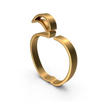 Gold Apple Outline Icon PNG & PSD Images