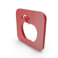 Glass Apple Icon PNG & PSD Images