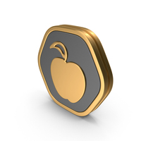 Badge Glass Apple Icon PNG & PSD Images