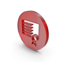 Glass Certificate Icon PNG & PSD Images