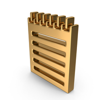 Gold Note Icon PNG & PSD Images