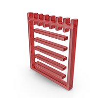 Red Glass Note Icon PNG & PSD Images