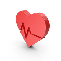 Red Heart Rate Icon PNG & PSD Images