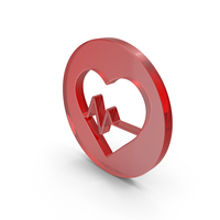 Glass Heart Rate Icon PNG & PSD Images