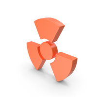 Orange Radiation Icon PNG & PSD Images