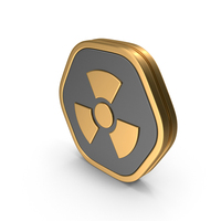 Badge Radiation Icon PNG & PSD Images