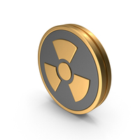 Badge Radiation Icon PNG & PSD Images