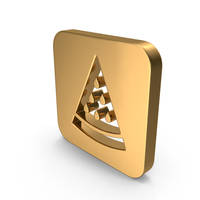 Gold Watermelon Slice Icon PNG & PSD Images