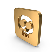 Gold Skull Icon PNG & PSD Images