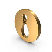 Gold Round Bowling Pin Icon PNG & PSD Images