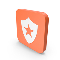 Shield With Star Icon PNG & PSD Images