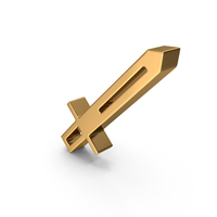 Gold Sword Icon PNG & PSD Images