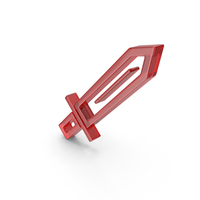 Red Glass Sword Icon PNG & PSD Images