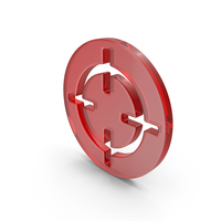 Glass Target Icon PNG & PSD Images