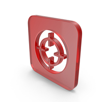 Glass Target Icon PNG & PSD Images
