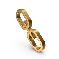 Gold Link Icon PNG & PSD Images