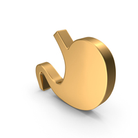 Gold Stomach Icon PNG & PSD Images