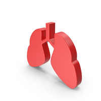 Red Lungs Icon PNG & PSD Images