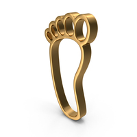 Gold Foot Icon PNG & PSD Images