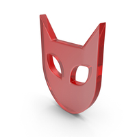 Glass Cat Mask Icon PNG & PSD Images