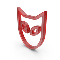 Glass Cat Mask Icon PNG & PSD Images