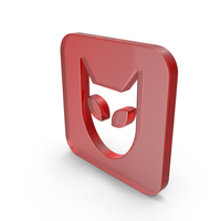 Glass Cat Mask Icon PNG & PSD Images