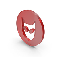 Glass Cat Mask Icon PNG & PSD Images