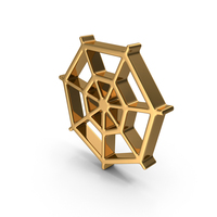 Gold Spider Web Icon PNG & PSD Images