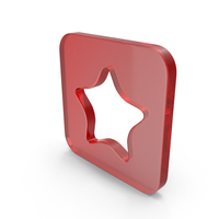 Glass Star Icon PNG & PSD Images