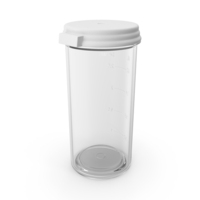 Pill Pod Vial 2 5dram 9ml Empty PNG & PSD Images