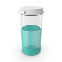 Pill Pod Vial 2 5dram 9ml Full PNG & PSD Images