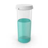Pill Pod Vial 9dram 33ml Full PNG & PSD Images