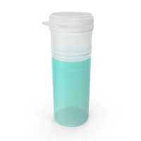 Pill Pod Hinge Top Vial 2oz Full PNG & PSD Images
