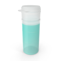 Pill Pod Hinge Top Vial 3oz Full PNG & PSD Images