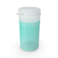 Pill Pod Hinge Top Vial 4oz Full PNG & PSD Images