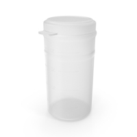 Pill Pod Hinge Top Vial 4oz Empty PNG & PSD Images