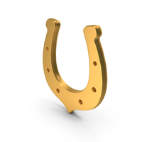 Horseshoe Icon Gold PNG & PSD Images